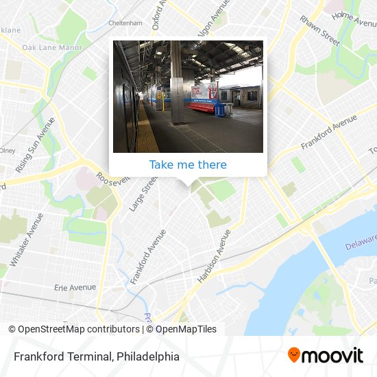 Frankford Terminal map