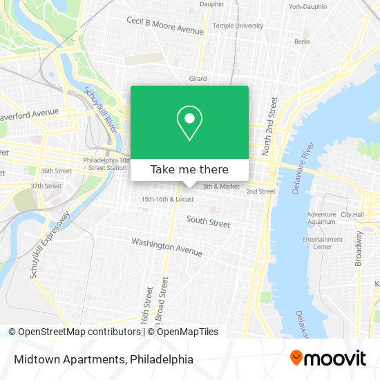 Mapa de Midtown Apartments