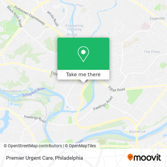 Premier Urgent Care map