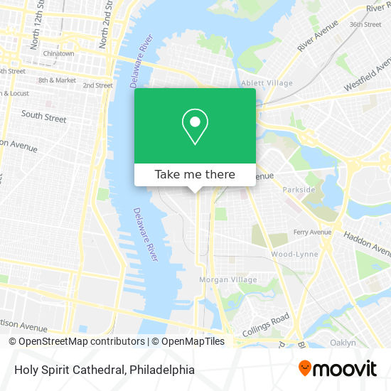 Holy Spirit Cathedral map