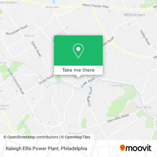 Raleigh Ellis Power Plant map