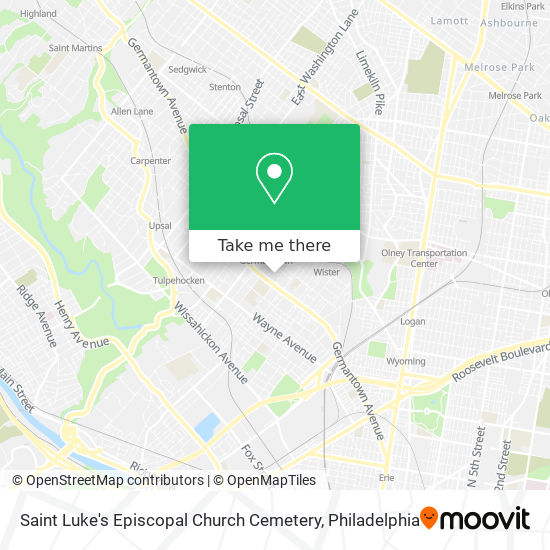 Mapa de Saint Luke's Episcopal Church Cemetery