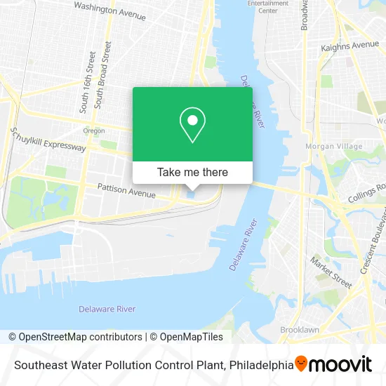 Mapa de Southeast Water Pollution Control Plant