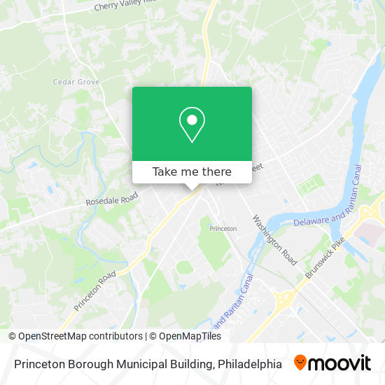 Princeton Borough Municipal Building map