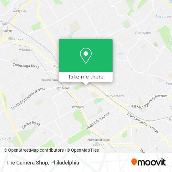 The Camera Shop map