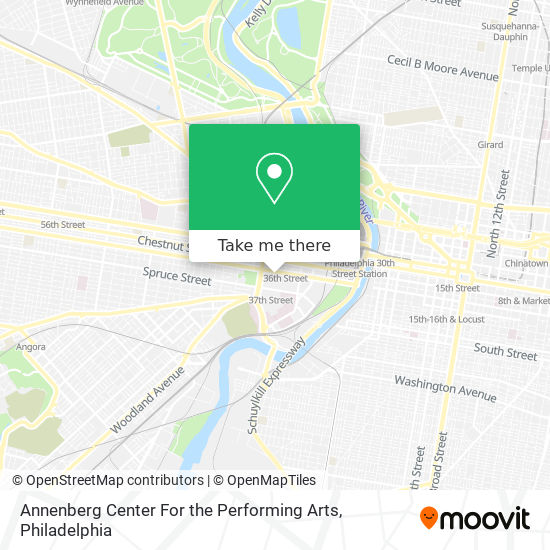 Annenberg Center For the Performing Arts map