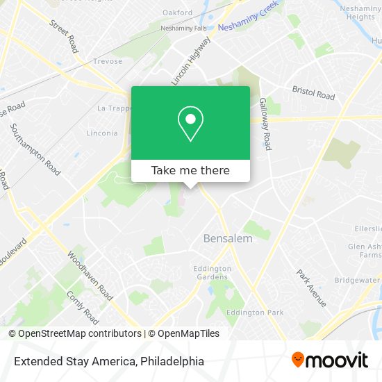 Extended Stay America map