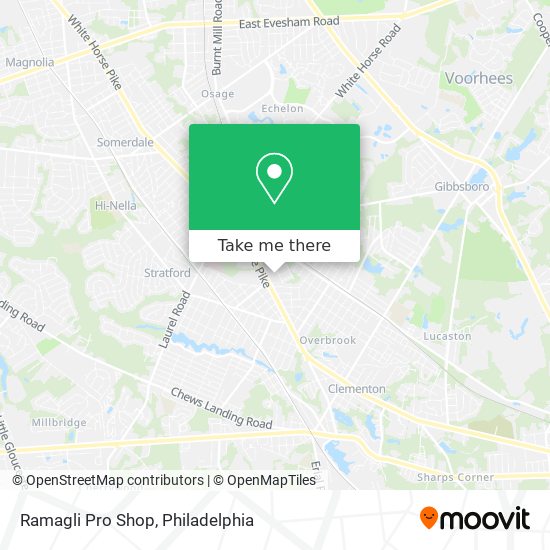 Ramagli Pro Shop map
