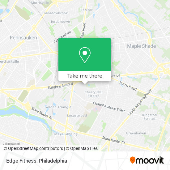 Mapa de Edge Fitness