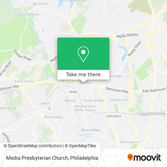 Mapa de Media Presbyterian Church