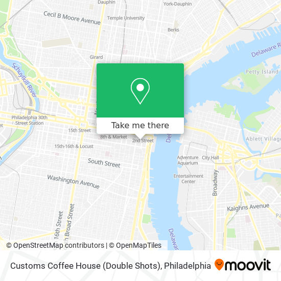 Mapa de Customs Coffee House (Double Shots)