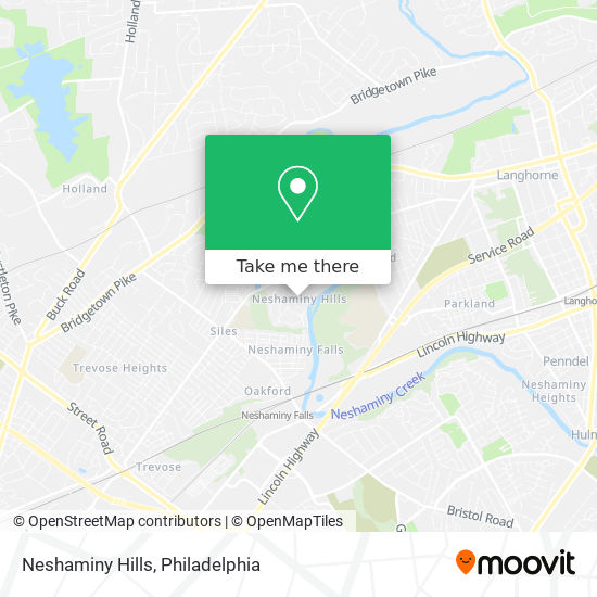 Mapa de Neshaminy Hills