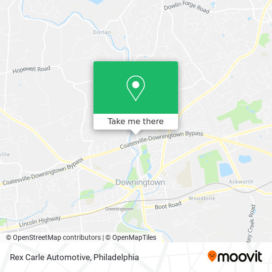 Rex Carle Automotive map