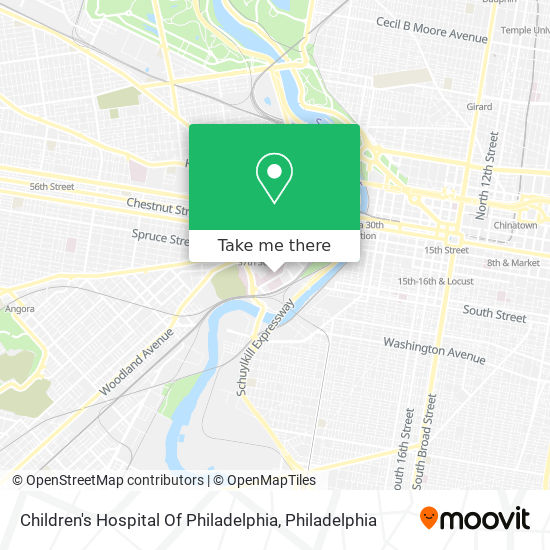 Children's Hospital Of Philadelphia map