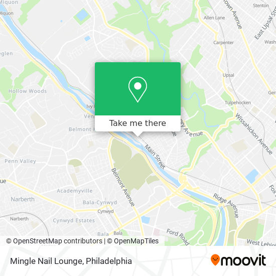 Mapa de Mingle Nail Lounge