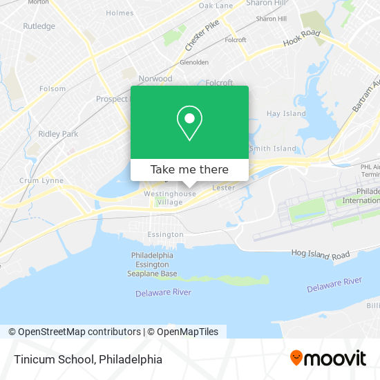 Mapa de Tinicum School