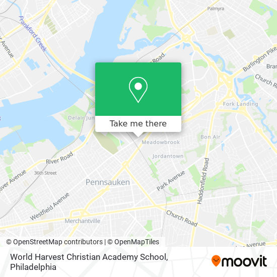 Mapa de World Harvest Christian Academy School