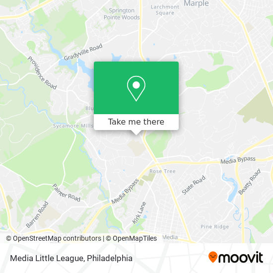 Media Little League map