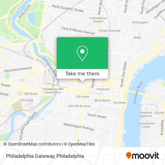 Mapa de Philadelphia Gateway