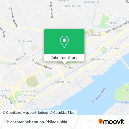 Chichester Substation map