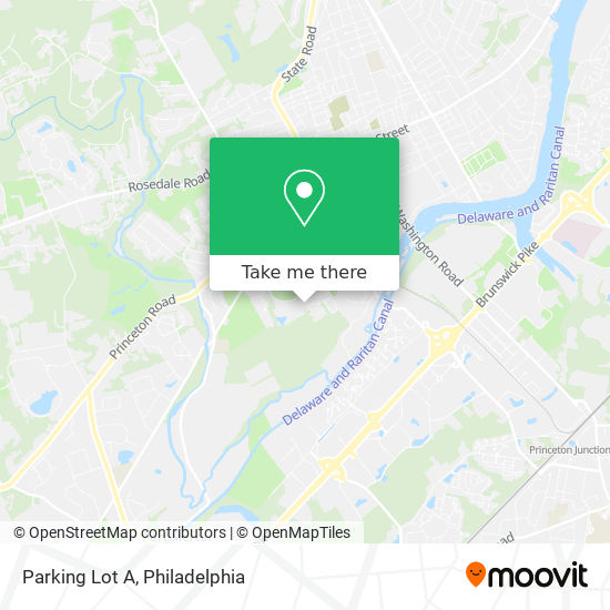 Parking Lot A map