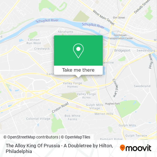 The Alloy King Of Prussia - A Doubletree by Hilton map