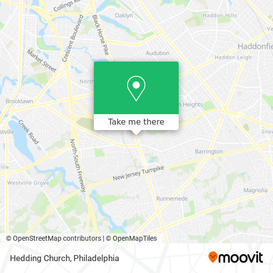 Mapa de Hedding Church