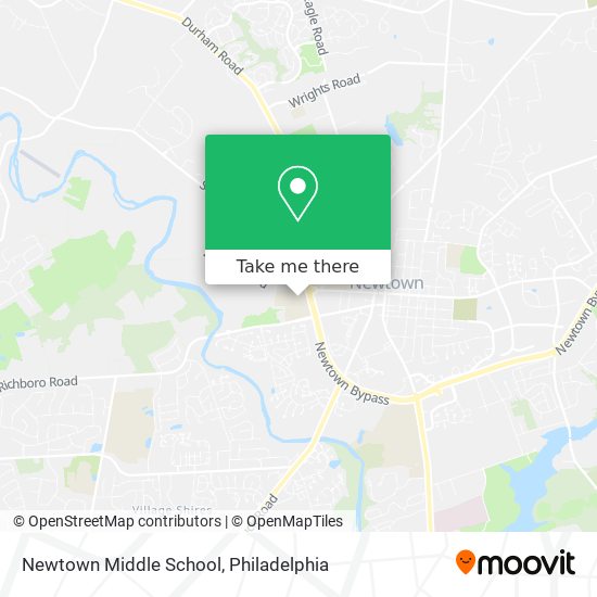 Newtown Middle School map