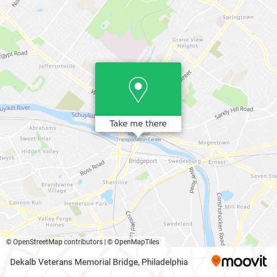 Mapa de Dekalb Veterans Memorial Bridge