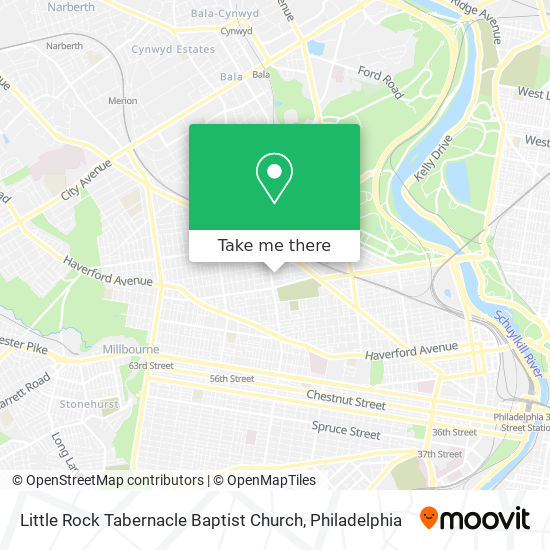 Mapa de Little Rock Tabernacle Baptist Church