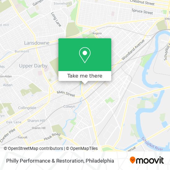 Philly Performance & Restoration map