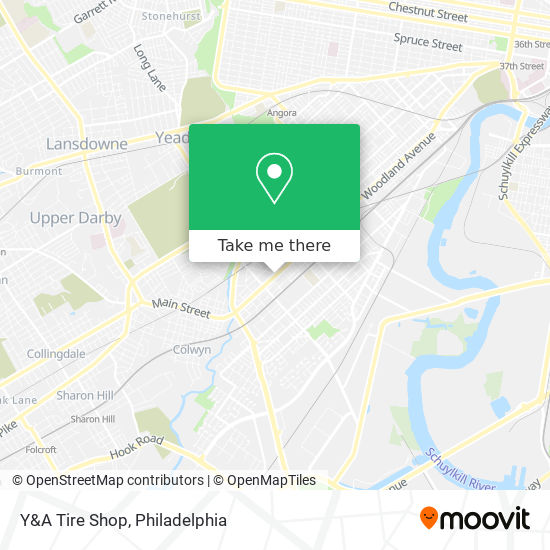 Y&A Tire Shop map