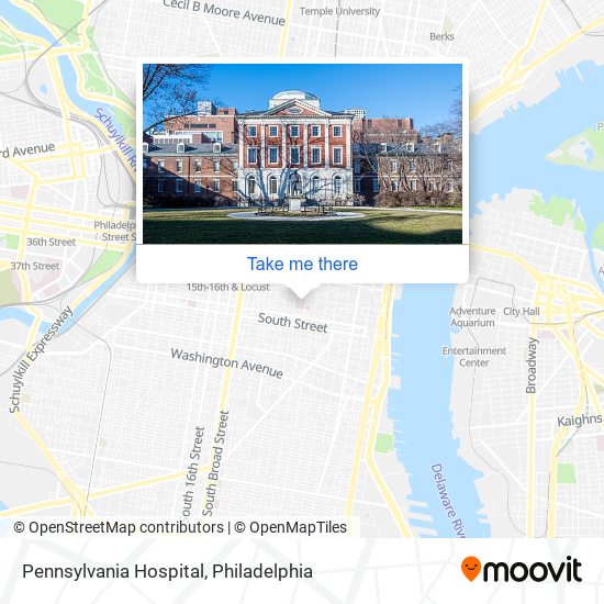 Mapa de Pennsylvania Hospital