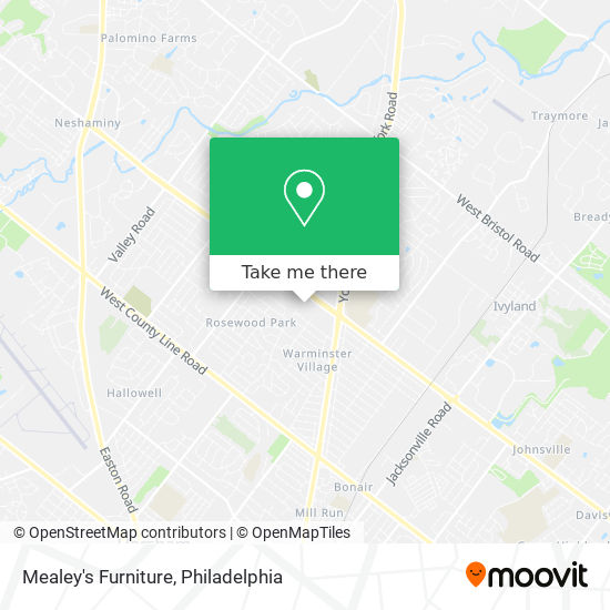 Mealey's Furniture map