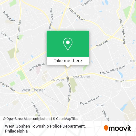 Mapa de West Goshen Township Police Department