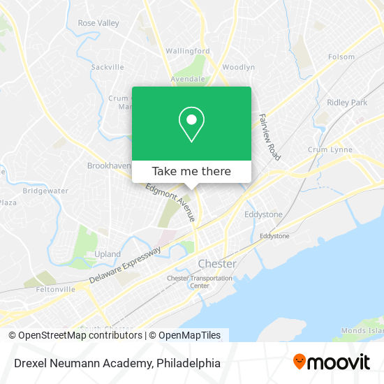 Drexel Neumann Academy map