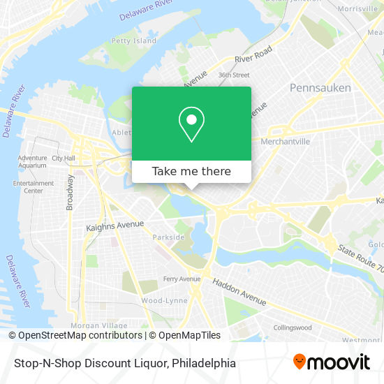 Mapa de Stop-N-Shop Discount Liquor