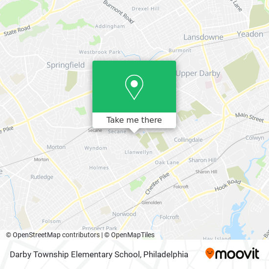 Darby Township Elementary School map