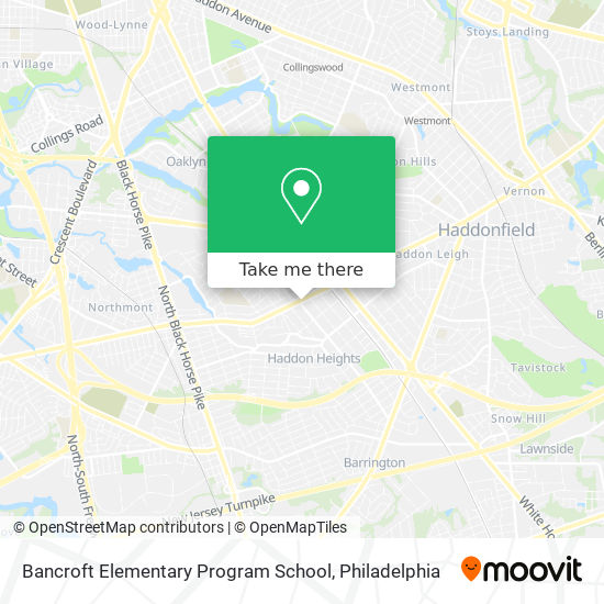 Bancroft Elementary Program School map