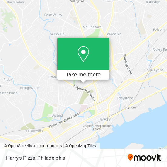 Mapa de Harry's Pizza