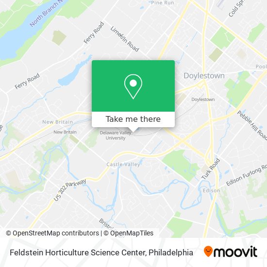 Feldstein Horticulture Science Center map