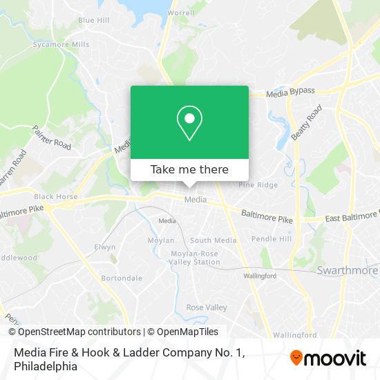 Mapa de Media Fire & Hook & Ladder Company No. 1