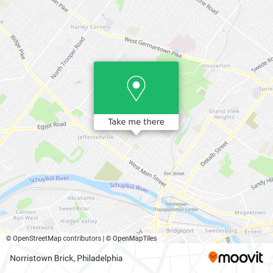 Mapa de Norristown Brick