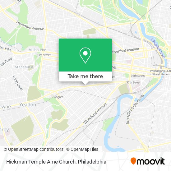 Hickman Temple Ame Church map