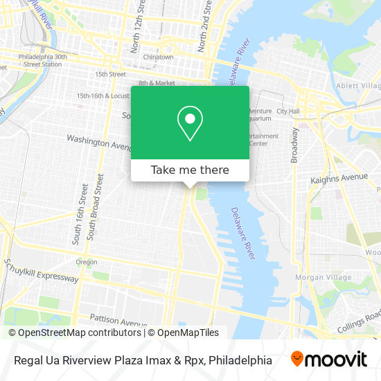 Regal Ua Riverview Plaza Imax & Rpx map