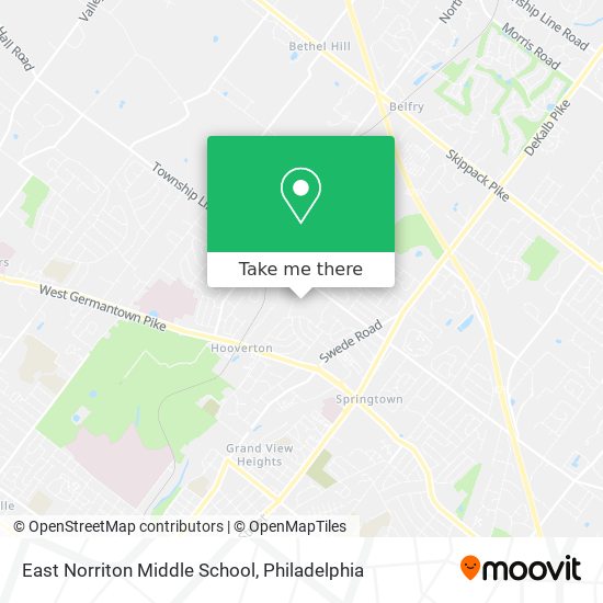East Norriton Middle School map