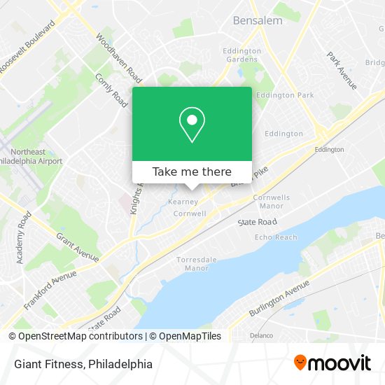 Mapa de Giant Fitness