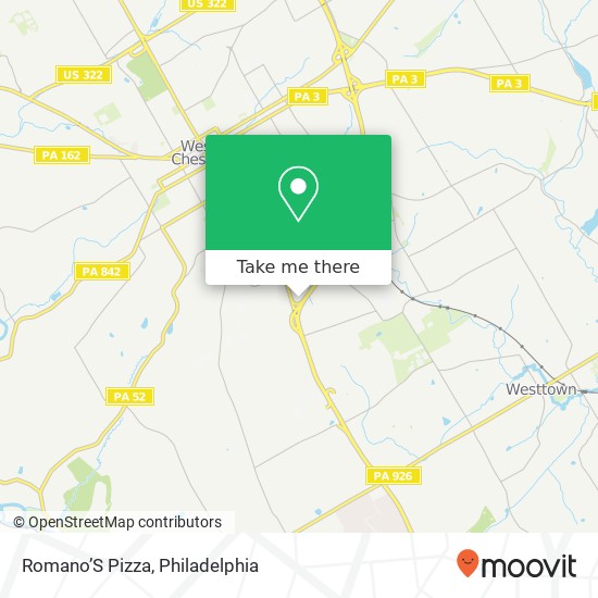 Romano’S Pizza map