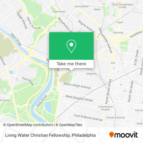 Living Water Christian Fellowship map