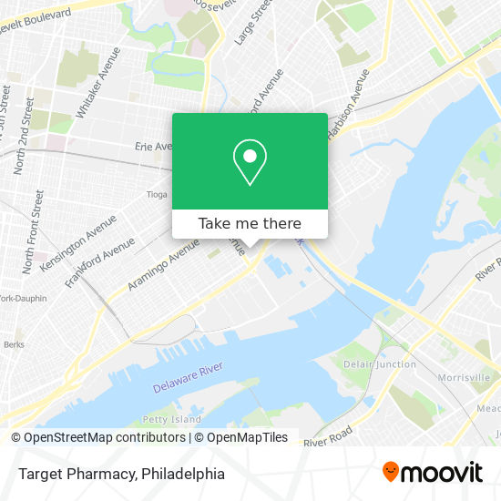 Target Pharmacy map